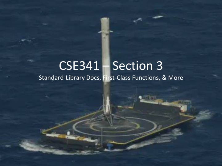 SML Standard Library Docs & First-Class Functions