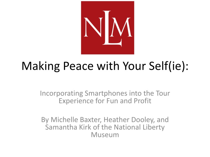 Incorporating Smartphones for Engaging Museum Tours
