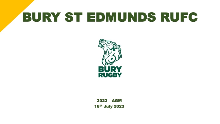 BURY.ST.EDMUNDS.RUFC.AGM Agenda & Reports 2023