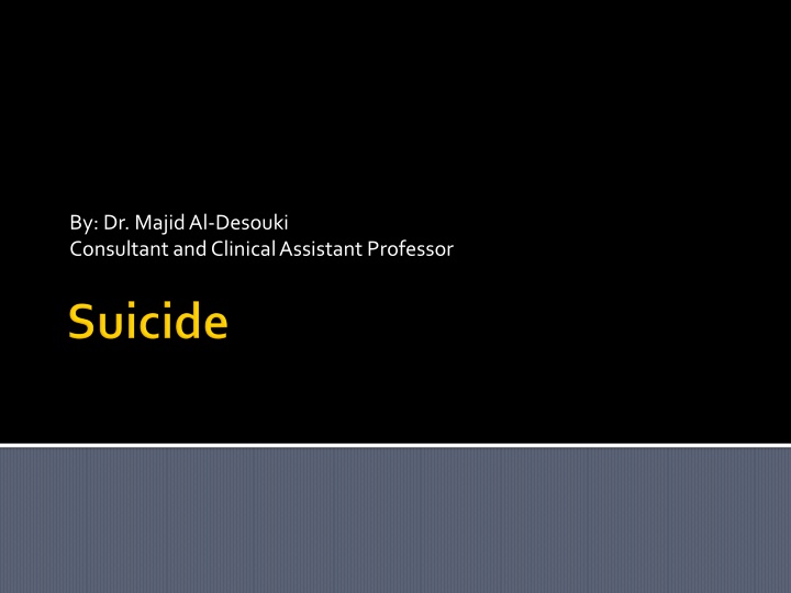 Suicide Risk Factors and Prevention Strategies