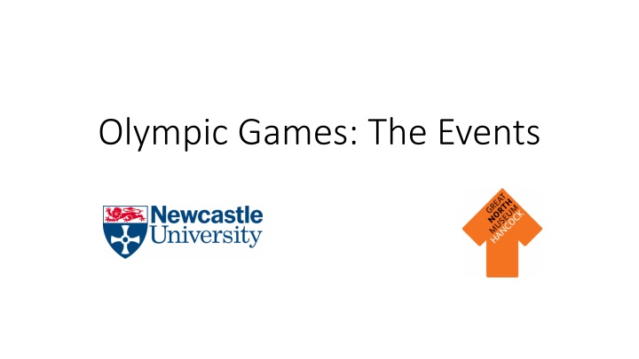 Olympic Games: Ancient Sports and Events