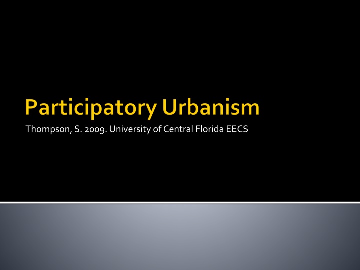 Urban Computing: Interaction in Public Environments