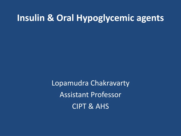 Insulin: Hormone Synthesis & Regulation