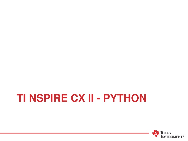 TI-Nspire CX II Python Rover Programming