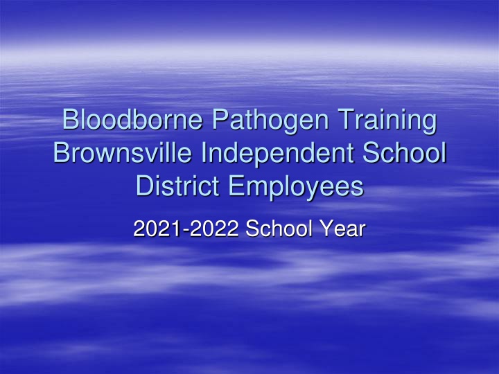 Bloodborne Pathogens and Safety Precautions