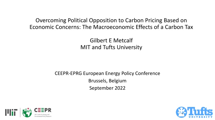 Economic Impacts of Carbon Pricing Policy Insights