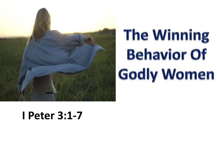 Peter's Teachings on Wives and Husbands in Marriage