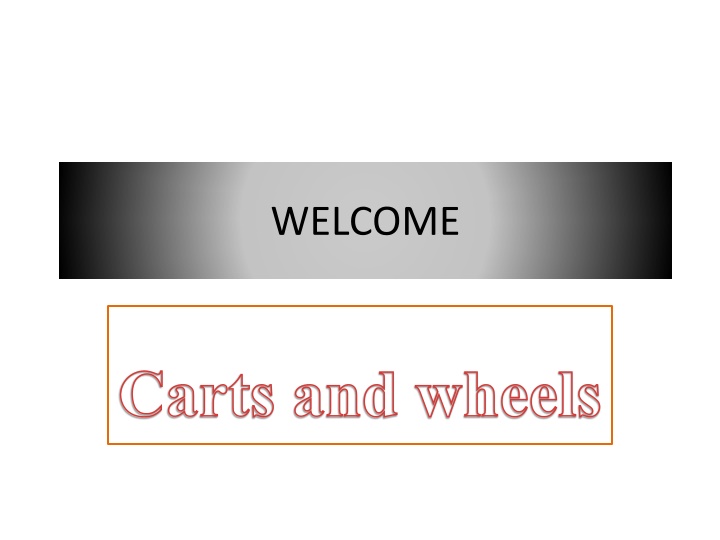 Carts and wheels