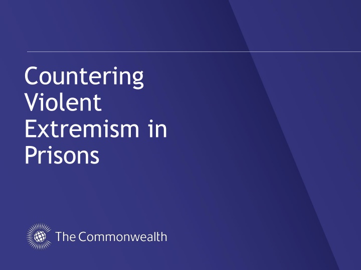 Strategies to Counter Violent Extremism in Prisons