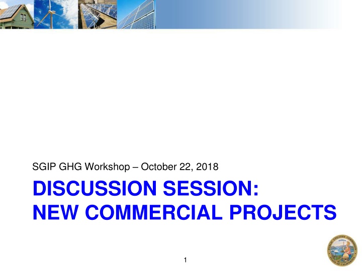 New Commercial Projects Discussion