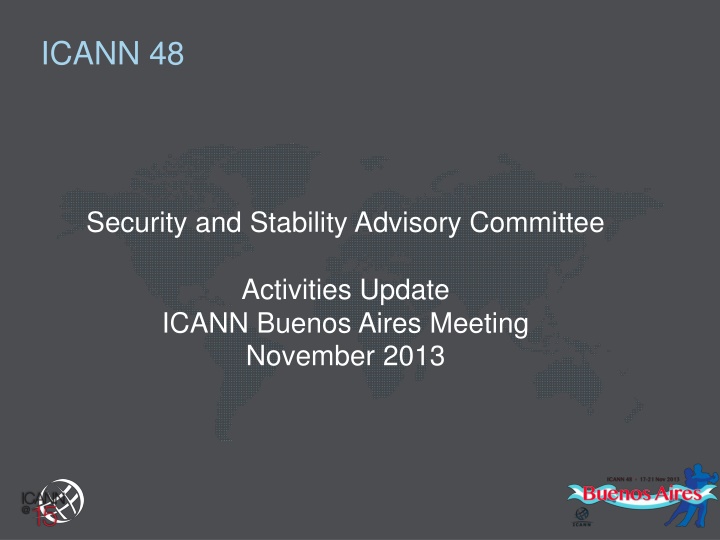 ICANN Security and Stability Advisory Committee Activities Update