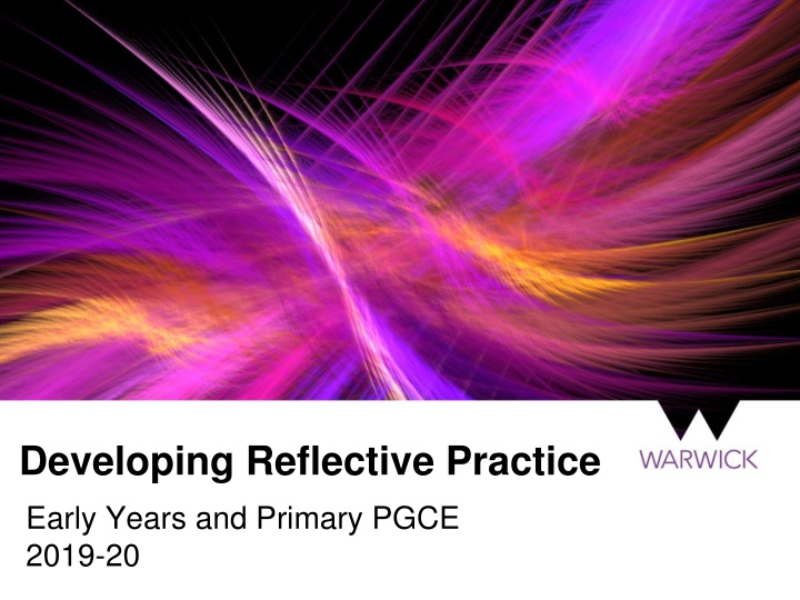 Developing Reflective Practice in Early Years & Primary Education