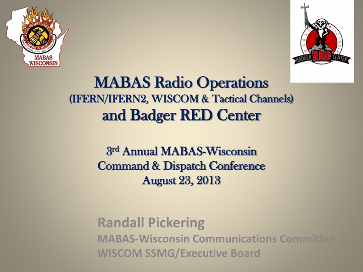 MABAS Radio Operations - Command & Dispatch Conference