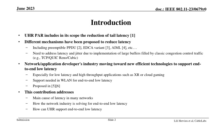 Addressing Latency in Wi-Fi Networks: Industry Solutions and Support Needs