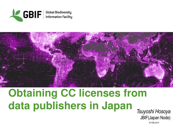 Obtaining CC Licenses from Data Publishers in Japan - Insights and Strategies