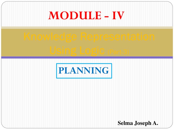 Planning Process and Problem Decomposition