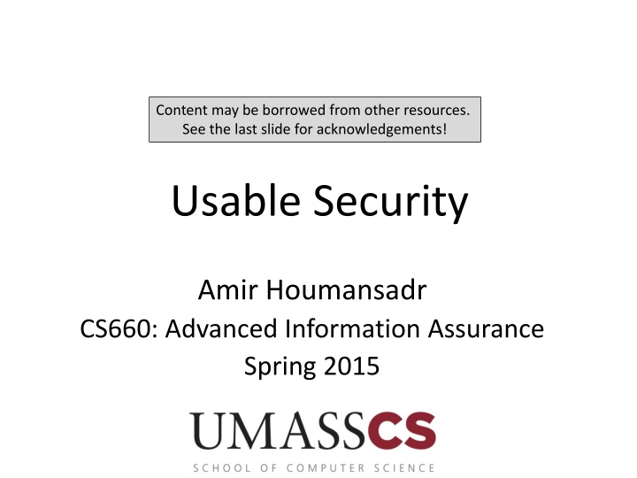 Tradeoffs Between Usability and Security in Information Assurance