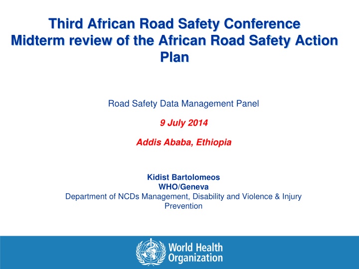 African Road Safety Data Management Review