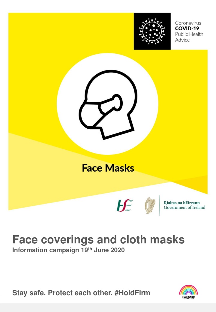 Face Coverings and Cloth Masks Information Campaign