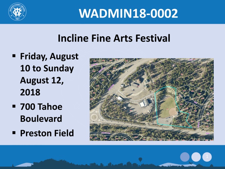 Incline Fine Arts Festival August 10-12, 2018