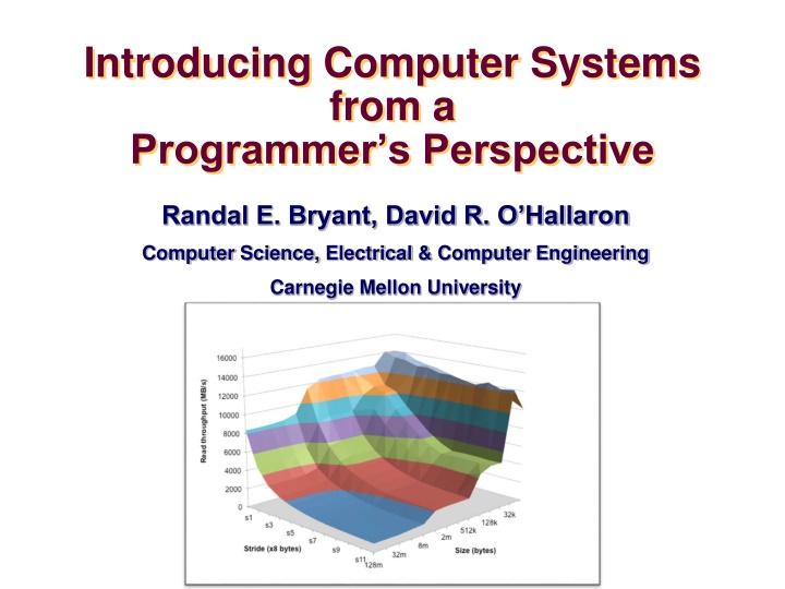 Computer Systems from a Programmer's Perspective