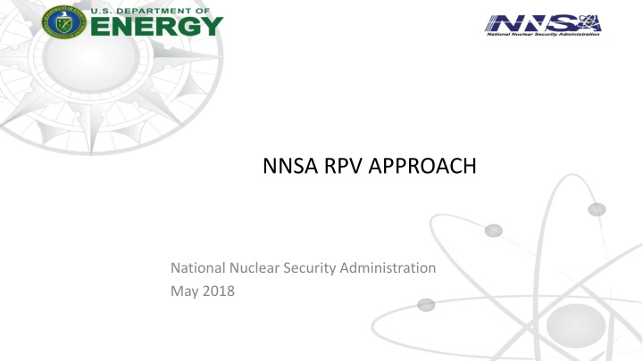 National Nuclear Security Administration RPV Approach May 2018