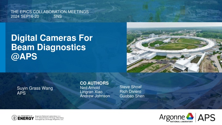 Digital Cameras for Beam Diagnostics at APS Collaboration Meetings 2024