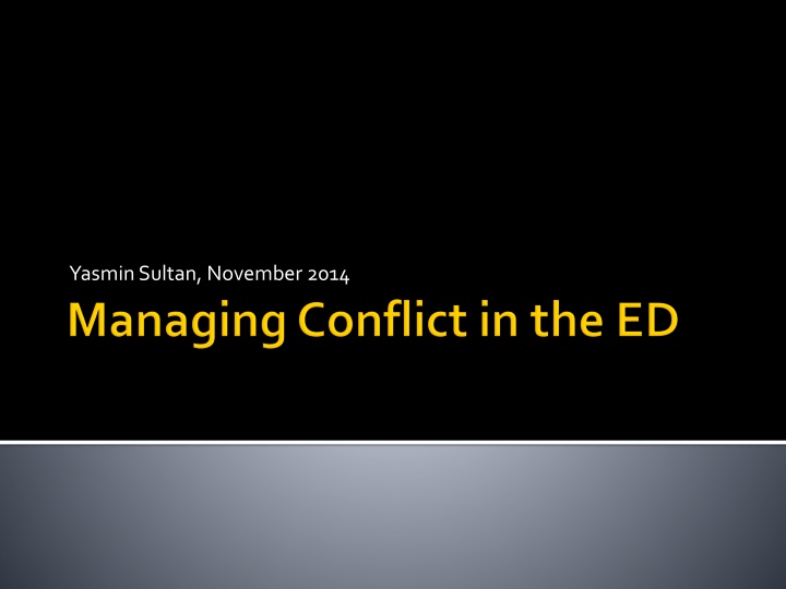 Effective Conflict Resolution Techniques in High-Pressure Environments