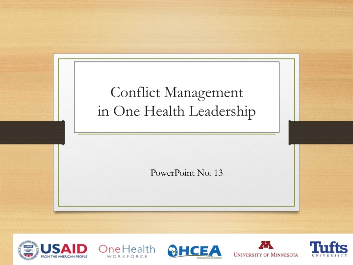 Conflict Handling Modes in Leadership