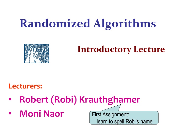 Randomized Algorithms