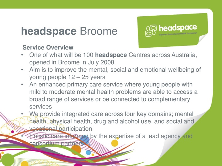 headspace Broome: Improving Youth Wellbeing