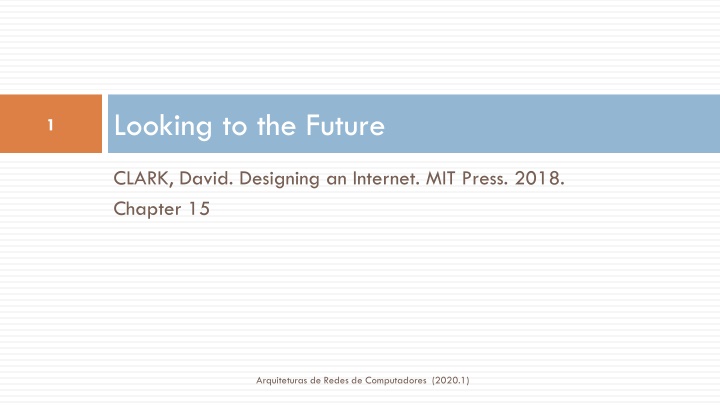 Looking to the Future