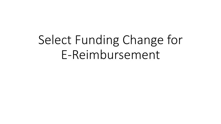 Managing E-Reimbursements for Expense Reports