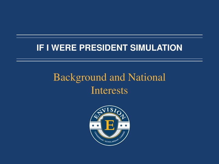 Background and National  Interests