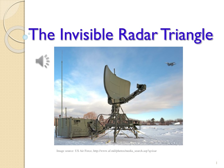 The Invisible Radar Triangle