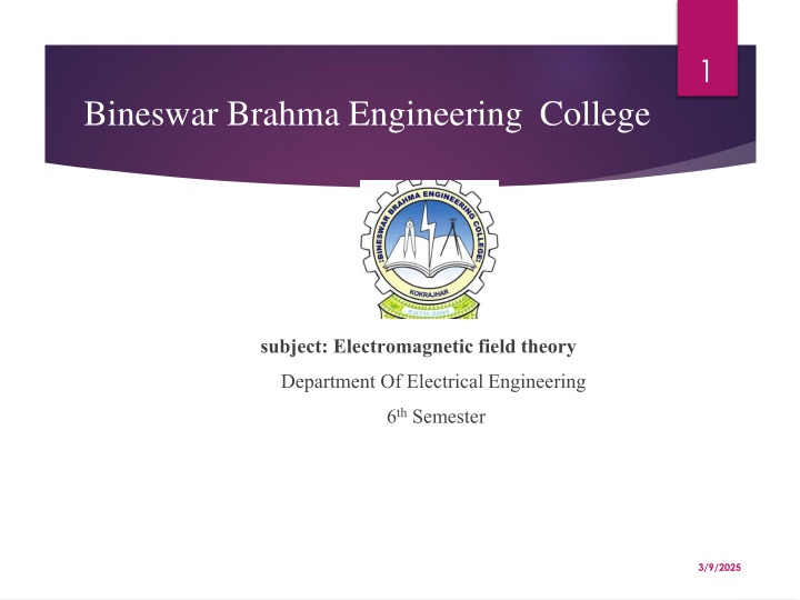 Bineswar Brahma Engineering  College