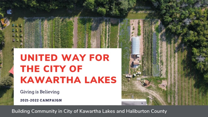 United Way for City of Kawartha Lakes - Building Community and Support