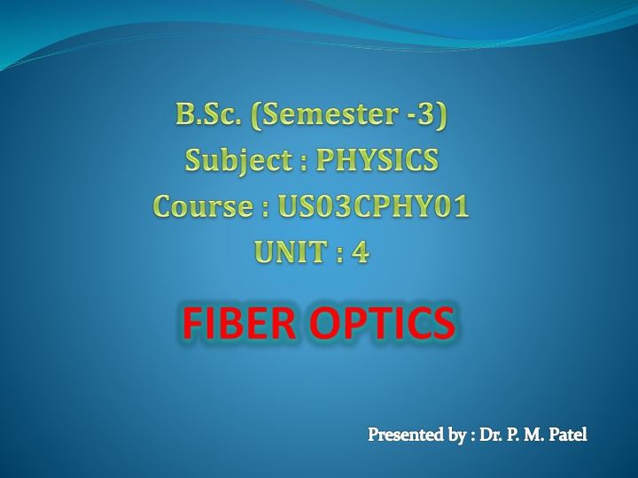 History and Applications of Optical Fiber Technology