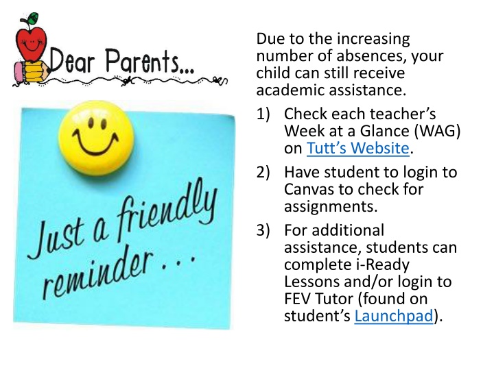 Academic Assistance for Absences