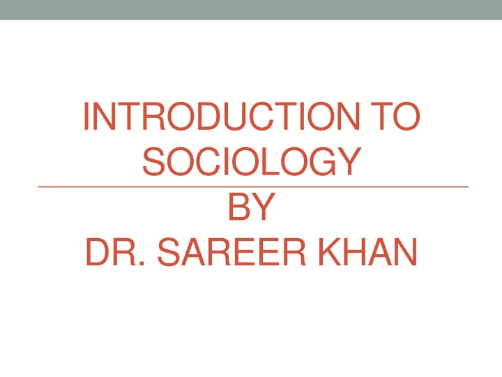 Socialization Process and Characteristics