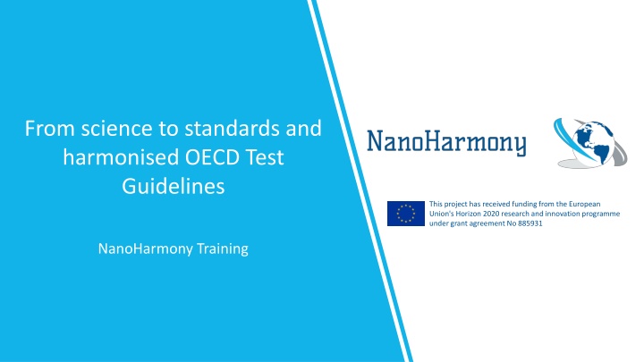NanoHarmony Training: Standards and OECD Test Guidelines