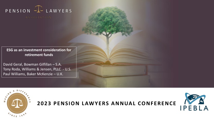 ESG Consideration for Retirement Funds: Regulations and Responsibilities