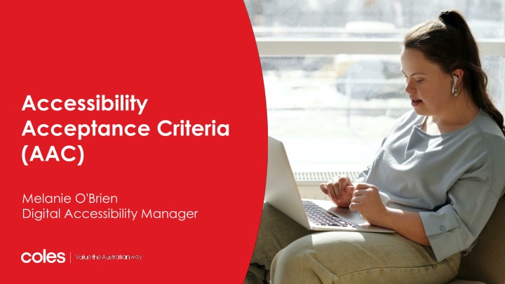 Accessibility Acceptance Criteria by Melanie O'Brien - Ensuring Inclusive Design