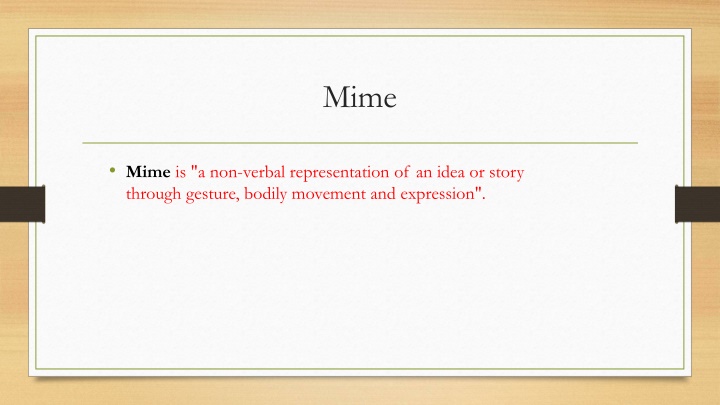The Power of Mime in Language Learning