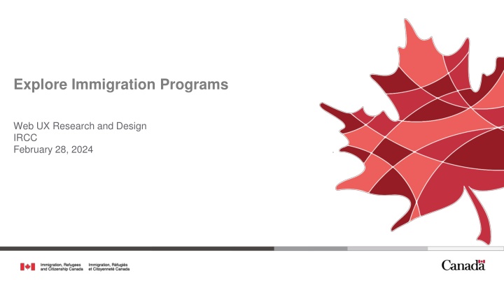 Explore Immigration Programs
