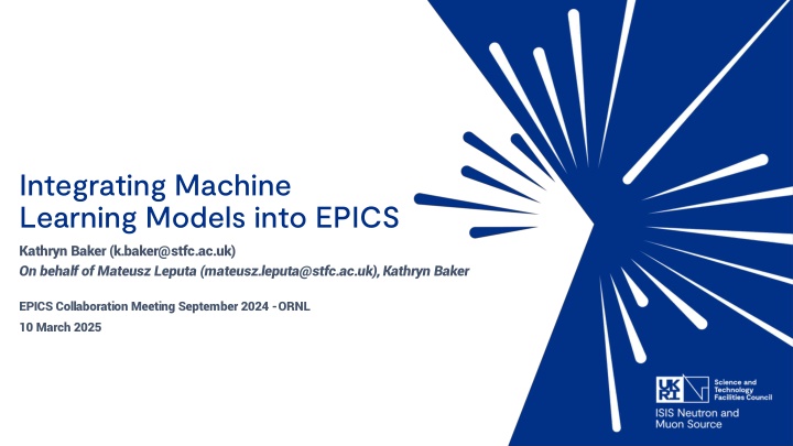 Integrating Machine Learning Models into EPICS Overview