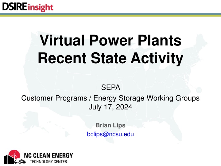 Recent Developments in Virtual Power Plants