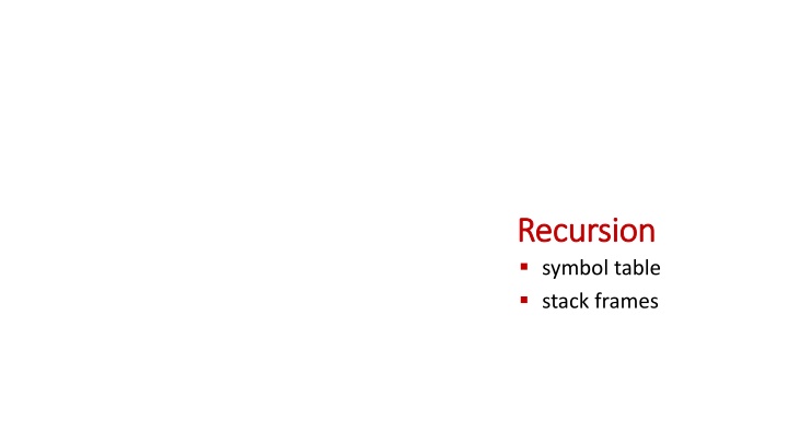 Recursion and Stack Frames in Python: Understanding Recursive Functions