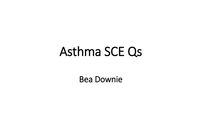 Risk Factors for Asthma Attacks in Adults