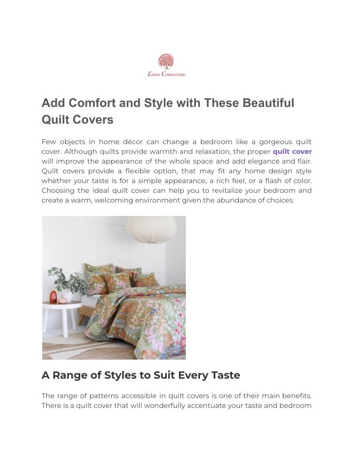 add comfort and style with these beautiful quilt n.w